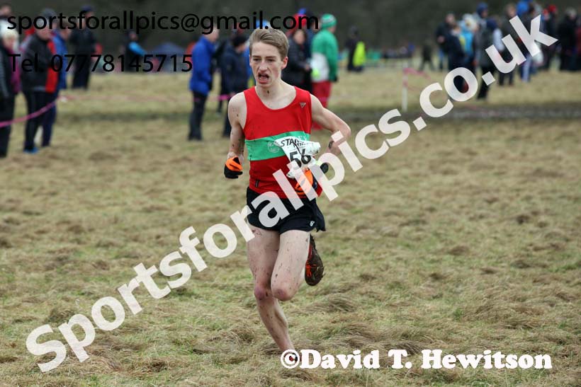 Mens under-17s, 2018 Northern Cross Country Champs., Harewood House, Leeds. Photo: David T. Hewitson/Sports for All Pics
